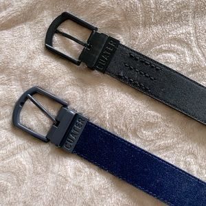 Two Carter by Travis Matthew belts (size 32-34)